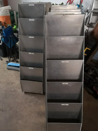 Aluminum wall mounted large file cabinet 