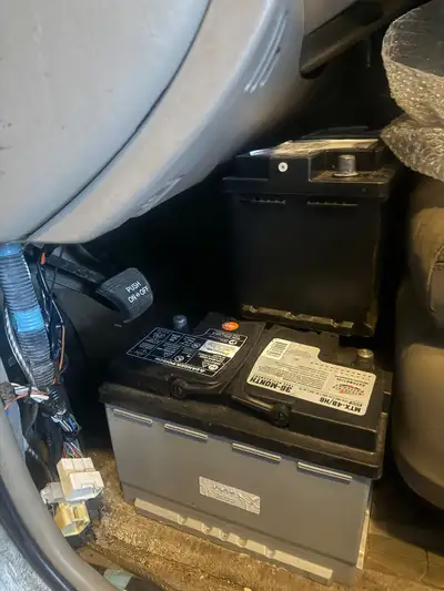 Selling used car battery big small medium $50each with core return. $80 each without core return. Fe...