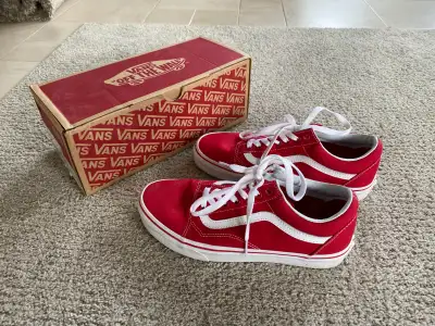 Womens 8.5 Red Vans - Brand New Condition, View more
