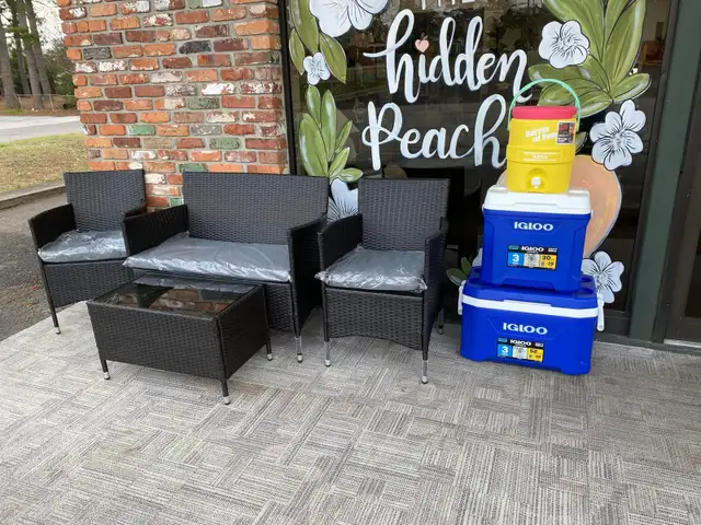 New 4PC Rattan Patio Set with Cushions & Coffee Table in Patio & Garden Furniture in Markham / York Region - Image 9