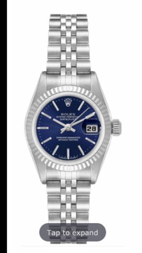 Rolex Lady-Datejust 26 Blue Index Dial Women's Watch79174
