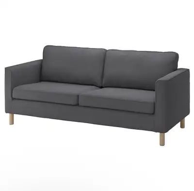 IKEA PARUP Sofa vissle gray, View more