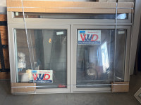 Brand new casement window with transom