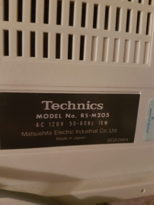 Technics RS-M205 2 Heads Stereo Cassette Tape deck for sale in Stereo Systems & Home Theatre in Markham / York Region - Image 9