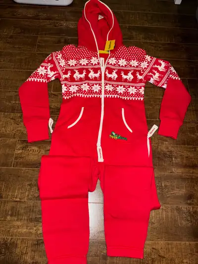 new with tag unisex tipsy elves holiday jumpsuit size XXS, View more