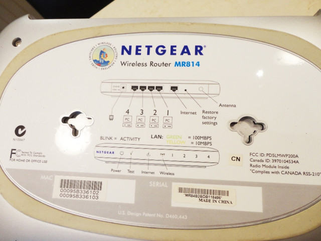 Netgear MR814 Wireless Router for sale cheap - Works in Networking in Kitchener / Waterloo - Image 3