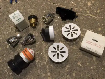 Plumbing fittings 3/4” and  parts, View more