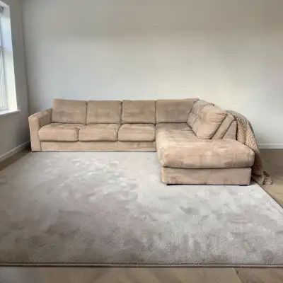 Costco Beige Sectional Couch, View more