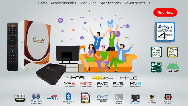 ORANGE PRIME IPTV Box On sale with 6 months Free Trail in General Electronics in City of Toronto