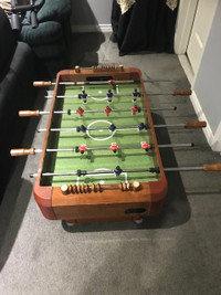 Tabletop Foosball Table,Portable Mini Wooden Soccer Game