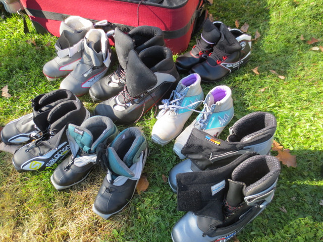 cross country ski boots, poles, skis in Ski in Winnipeg - Image 2