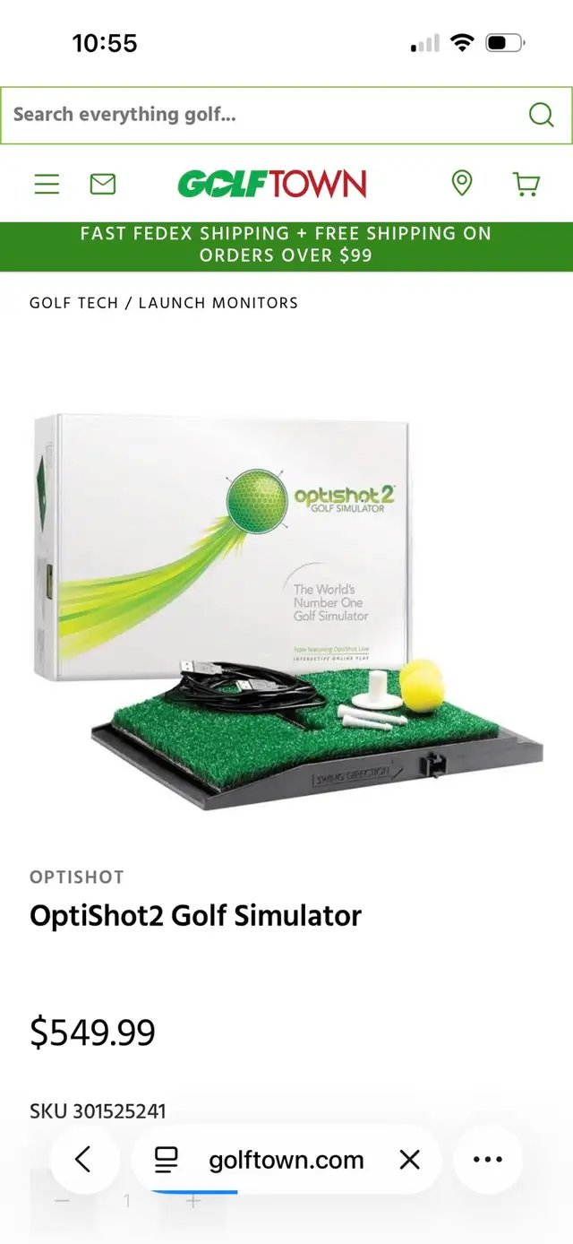 Optishots 2 Golf Simulator 440233767250186240