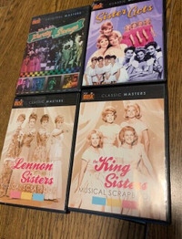 Lennon Sisters, King Sisters ,Sister Acts + 4 DVDS - One Price !
