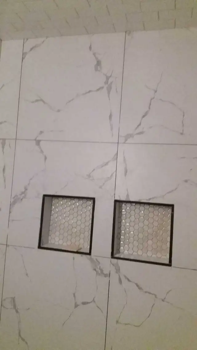 Tile installation 64402009593986122