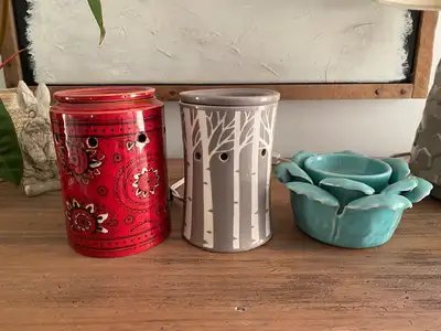 3 Scentsy Warmers + 3 Waxmelt Bars Bundle, View more
