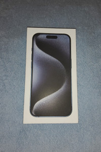 Apple iPhone 15 Pro MAX Blue Titanium BOX ONLY