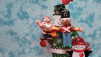2 décorations de sapin de Noël en plastique, View more