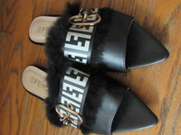 Lot of women size 8 Fashion sandals/ FENDI fur leather slippers