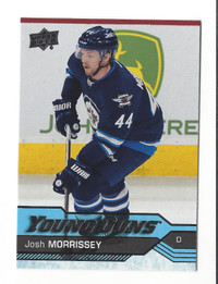 2016-17 Young Guns Rookie Card #226 Josh Morrisey Winnipeg Jets