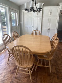 Solid Oak Large Family Dining Table