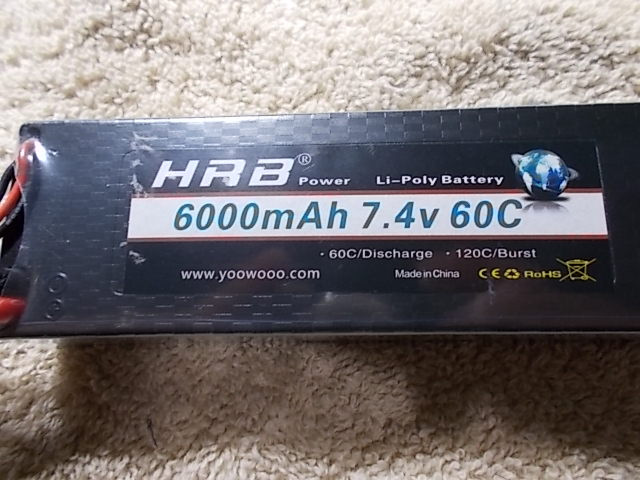 HRB 2S 7.4V 6000mAh 60C RC Lipo Hard Case in Hobbies & Crafts in City of Toronto - Image 3