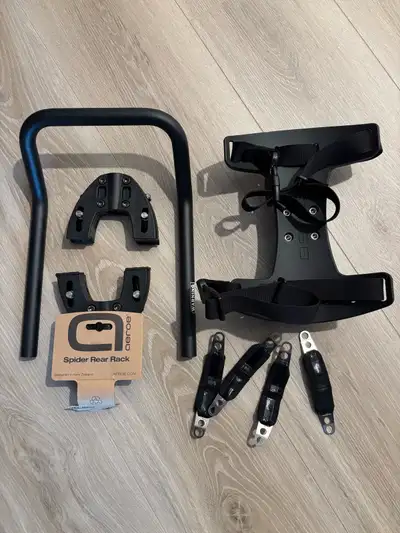 Fat tire bike Aeroe Spider rear rack, View more