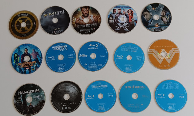 36 DVD/Blu-ray Super héros a 1 $ chacun dans CD, DVD et Blu-ray  à Laurentides - Image 2