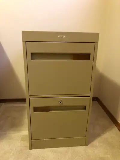 File Cabinet - two drawer metal/letter size, View more