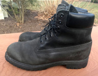 Timberland Black Winter    Boots ⎮    Mens 9.5