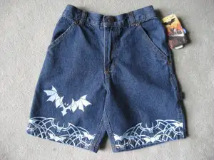 BRAND NEW - BATMAN DENIM SHORTS - SIZE 7/8, View more