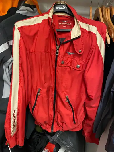 Rare Motto Guzzi red beautiful large jacket excellent , View more