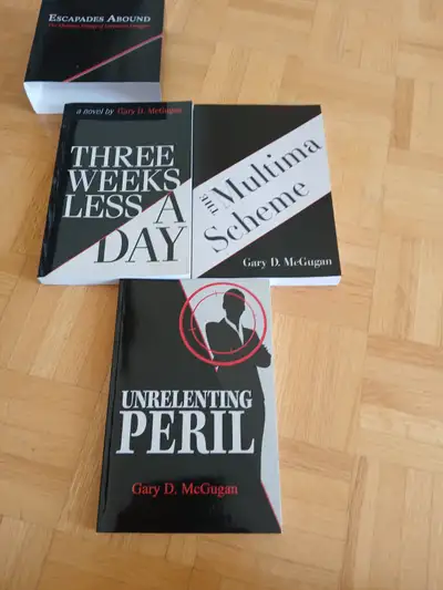 3 SIGNED MYSTERY SOFTCOVERS by GARY MCGUGAN, View more