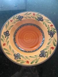 Pier 1 Montelupo Serving Bowl handpainted Made in Italy 14 inch