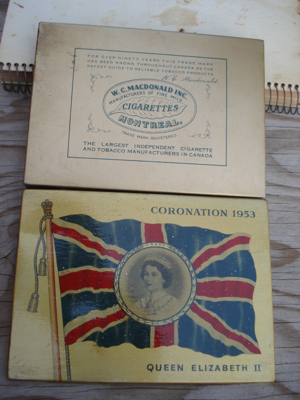 1953 Coronation Export A cigarette tin box in Arts & Collectibles in Charlottetown - Image 2