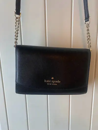 Kate Spade New York Crossbody Purse – Black Leather, View more
