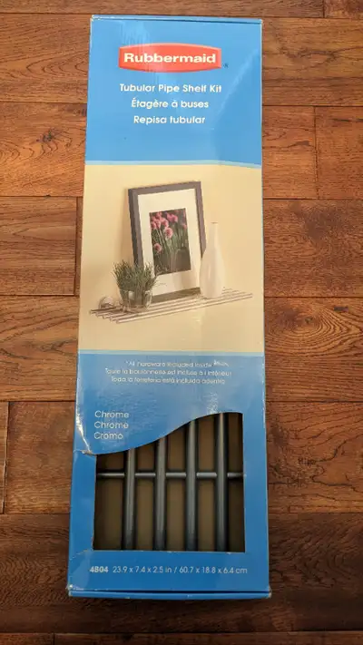 Rubbermaid Tubular Pipe Shelf Kit - brand new in box, View more