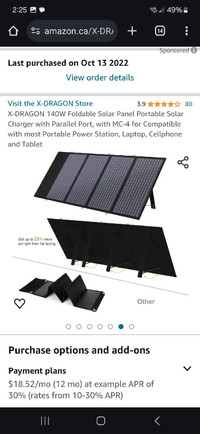 140W Foldable Solar Panel