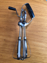 Vintage Stainless Steel Tasso Manual Hand Mixer