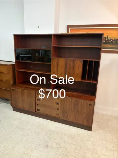 Vintage Rosewood Wall Unit - Free Delivery!, View more