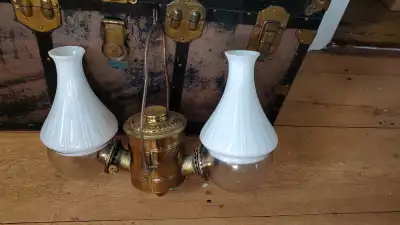 Double-Arm Kerosene Hanging Lamp, View more