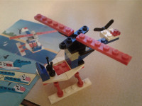 LEGO 1630-1 Mini Helicopter/w instruction VTG 1990