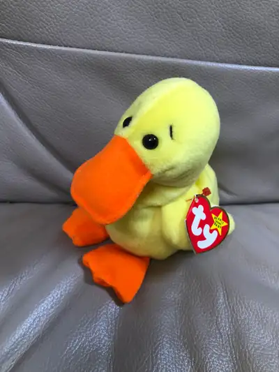 Ty Beanie Baby Quackers the Duck - NWT All my TY beanies babies and buddies have never been played w...