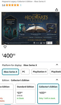 Hogwarts Legacy: Collector's Edition - PlayStation 5