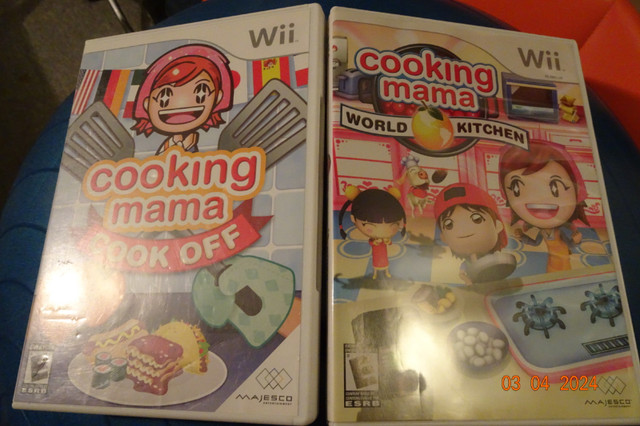 2 Cooking Mama Games for Wii in Nintendo Wii in Winnipeg