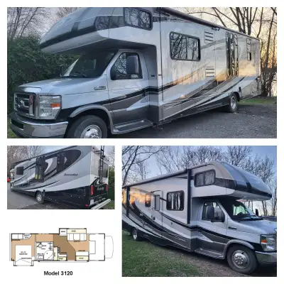 Forest River Sunseeker 3120 Ford 450 V-10 Odomètre: 37758 Km Peinture extérieur: Platinium Sièges av...
