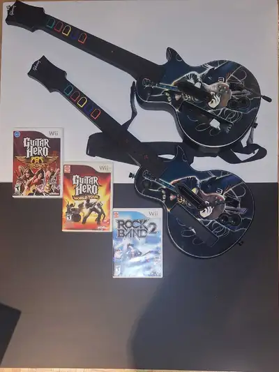 2 guitar hero pour Wii ou Wii U, View more
