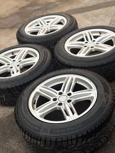 17"Tiguan/Q3/Merc GLB/GLA/GLK(5x112)+215/65/R17 General Snows Set of four 17 inch Audi / Volkswagen...
