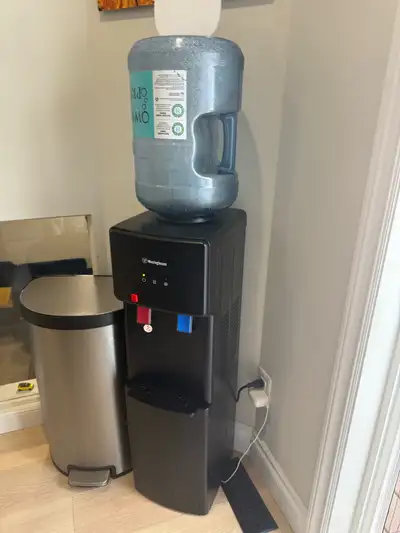Westinghouse Top-loading water dispenser, suitable for 3 or 5 gallon water bottles;Stainless steel w...