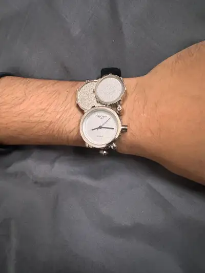 Drum Watch ZZYZX Silver Tone- $25.00, View more