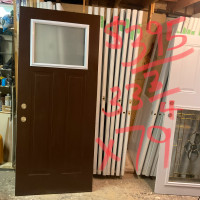 Cheap doors, mostly used, some new, Unframed